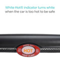 Premium Car Window Sun Shades For Toddlers Crushes Harsh Sun Glare And UV Rays with White Hot® heat alert indicator.