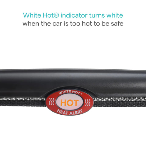 Premium Car Window Sun Shades For Toddlers Crushes Harsh Sun Glare And UV Rays with White Hot® heat alert indicator.