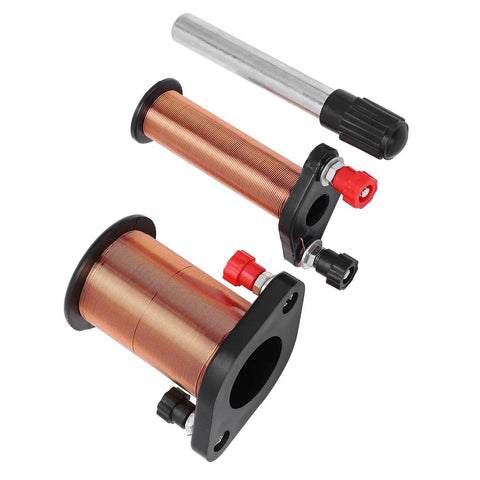 Hands On Electromagnetic Induction Coil Kit For Physics Class, Lightweight Portable PVC And Brass Coil For Easy Hands On Experiments