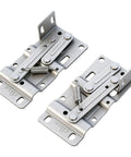 Tip Out Tray Hinges For Sink Front Cabinets Space Saver, 1 Pair, 45 Degree Tilt Out Hinges With Hidden Pivot Scissor Support