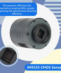 605CC Cooled Astrophotography Camera with Double Layer Semiconductor Cooling and 9MP IMX533 USB 3.0 Color Telescope Sensor