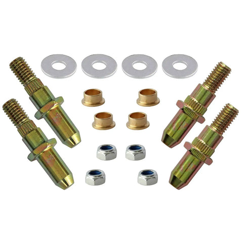 Door Hinge Pin And Bushing Repair Kit For 1999 Up GMC Sierra Silverado Chevy Truck SUV With 4 Zinc Plated Pins And 4 Bushings