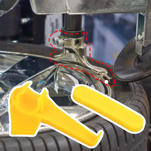 12 Sets Tire Machine Rim Protectors With Duck Head Plastic Inserts And Wheel Side Guards For Mounting And Demounting Wheels Durable Nylon Tire Changer Tool Kit For Cars And Motorcycles, yellow nylon