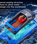 High Speed RC Boat For Pool And Lake With 2.4Ghz Remote 120 Minutes Playtime showing waterproof sealing and cockpit details
