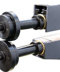 Close-up of rollers on 36 Inch Throat Electric Bead Roller For Sheet Metal 20 Gauge Capacity Motorized Rotary Forming Machine