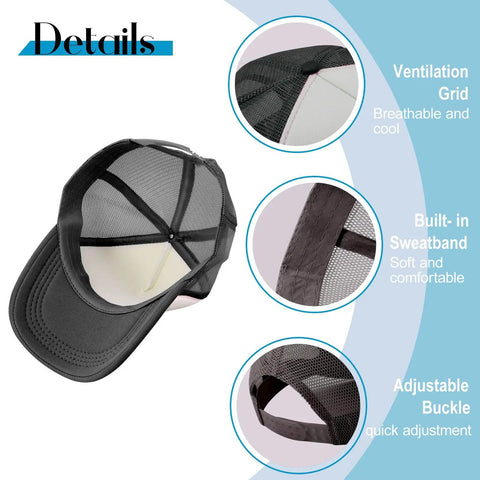 Interior view of Lightweight Breathable Dad Hat For Men With Ventilated Crown And Fun No Crying On The Yacht Theme showing ventilation grid