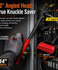 Heavy Duty 14 Inch Wire Bending Tool For Easy Copper & Aluminum Cable Handling with ergonomic non-slip grip in use.