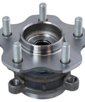 Rear Wheel Bearing And Hub Assembly For Nissan Juke Rogue And Rogue Sport AWD DIY Friendly Ready To Install Hub Kit With Sealed Bearings Fits 2014 Through 2022 Models Reference Numbers 512535 BR930732 HA590564, front view