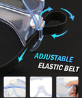 Heavy Duty Anti Fog Safety Goggles feature adjustable elastic belt and unique vents for comfort and protection.