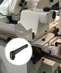Quick Release Clamping Levers Push Button Ratchet Handles Heavy Duty Steel Tool Clamps on industrial machinery.