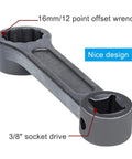 Offset 16mm Engine Mount Socket Wrench For Mercedes Benz W220 W210 W203 W221 W211 W204 Three Eighths Inch Drive