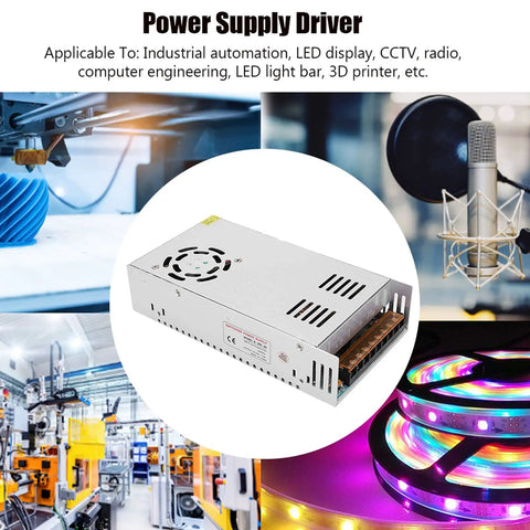 Power Switch Driver For DC24V LED Strip Lights In Aluminum Alloy Housing And Industrial Automation Hardware, High Efficiency