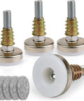 Beefy Heavy Duty Furniture Levelers Adjustable Leveling Feet For Tables Chairs Cabinets And Sofas Raises And Stabilizes