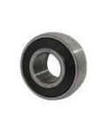 UK318 Heavy Duty Adapter, single mounted bearing unit with sealed ball insert for industrial use, front view