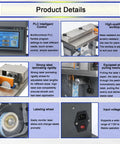 Top Tier Semi-Automatic Labeling Machine For 90 Degree Corner Sealing with PLC control and high-quality worktop.