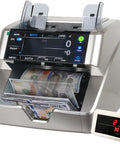 Bank Grade Money Counter For Mixed Denoms In USD CAD MXN GBP EUR With Touch Screen, UV MG IR MT Detection, Serial Number Reader