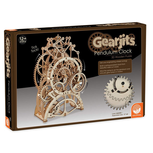 3D Wooden Gear Clock Kit For Teens and Adults ✓ 3D Wooden Gear Clock Kit For Teens and Adults ✓