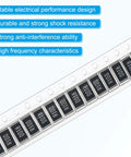 0.1 Ohm 1 Percent Tolerance 1W Surface Mount Chip Resistor Kit 2512 Package, 20 Pack Ceramic Resistors For DIY Electronics Projects And Prototyping For Enthusiasts And Pros, taped SMT strip