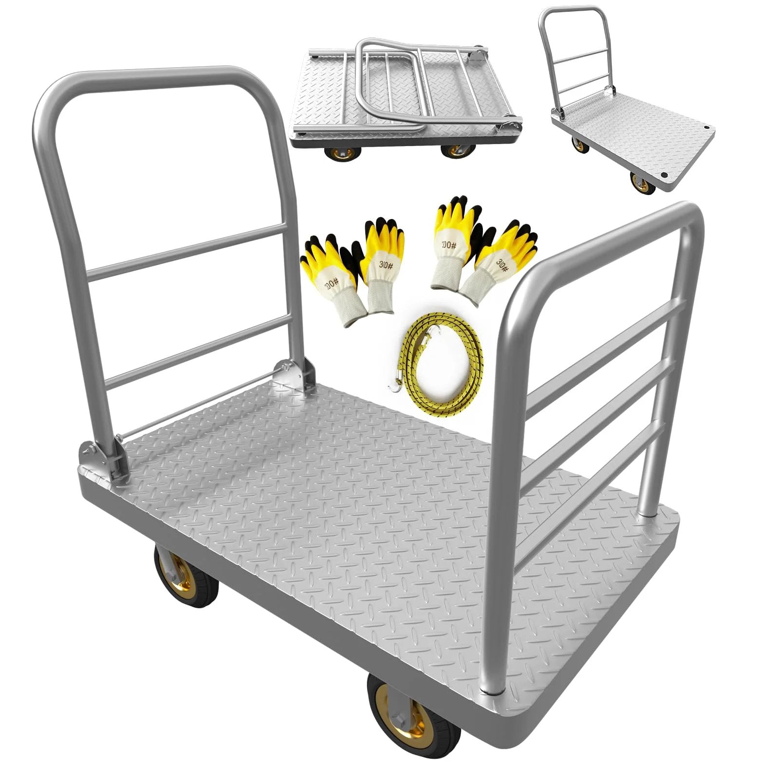 Heavy Duty Platform Cart for Easy Load Transport