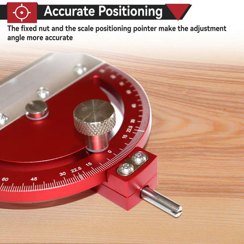 Adjustable Multi Angle Drill Press Protractor Square Guide The Handy Angle Finder With Crystal Clear Scale For DIY Woodworking