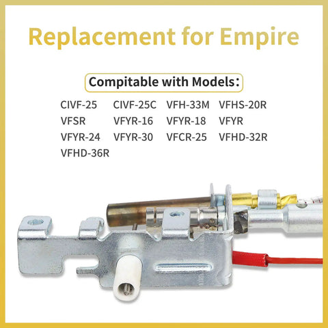 Upgraded LP Pilot Assembly With Integrated Thermocouple And Thermopile For LPG Gas Fireplaces And Stoves Replacement Part