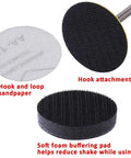 200Pcs 2 Inch Hook And Loop Sanding Discs With Pad Plate, 80-3000 Grit Abrasive Paper for orbital sanders with hook attachment.