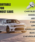 Image of Solid Grip Eight Piece License Plate Screw Kit Forged From Military Grade Stainless Steel Hex Bolts with car model names shown.