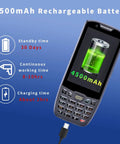 Android 13.0 2D Barcode Scanner PDA Handheld POS Terminal with 4500mAh battery, 4G WiFi Bluetooth, 4-inch touchscreen display