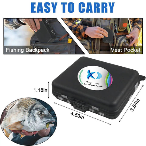 Must Have Pocket Fishing Kit With 140 Pcs Swivels And Snaps, 6 High Strength Types Plus Beads, Heavy Duty Metal Construction Stored In Clear Plastic Box For Quick Access On Freshwater And Saltwater Angling, 4.53 x 3.54 x 1.18 in