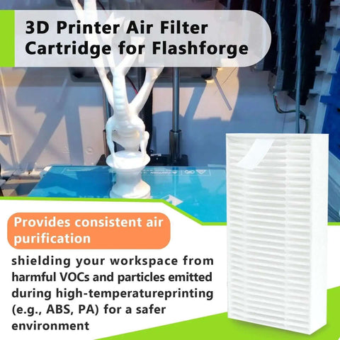 3D printer air filter cartridge with air purification benefits for clean printing environment