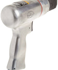Pistol Grip Punch And Flange Tool with 5.5mm Punch Rotating Head and Precision Control for sheet metal, side view.