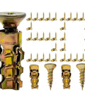 Heavy Duty Wood Expansion Screws For Quick Cabinet Hinge Repair No More Door Sagging And Fix Stripped Holes From Inside