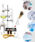 Five Hundred Milliliter Home Distillation Kit With Glass Steam Distillation Apparatus Flask For Essential Oil Extraction