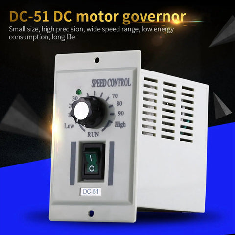 High Precision DC Motor Speed Controller For Permanent Magnet Motors, 24V-90V Output, 110V AC Input, 400W Regulator Switch