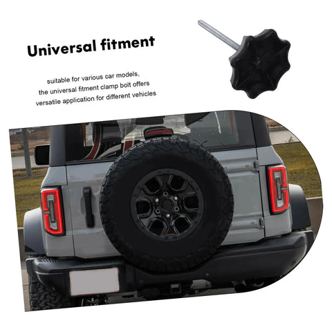 Spare Tire Hold Down Bolt Replacement Hardware for Vehicles Universal Fitment Easy to Install Secure Mounting