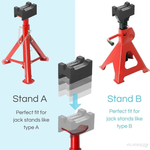 Protect Pad Rubber Axle Stand Pad For Car Jacking Protect Your Vehicle With A Durable Non Slip Pad That Fits Most Jacks And Cars