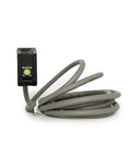 UL325 Retroreflective Photoeye Kit For Gates And Doors, 50 Foot Range, 10K Monitored NC Output, cable and sensor view