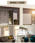 Modern rooms with 8 Pack Bungee Ball Receiver Brackets for Exterior Sun Shades and Room Roller Shades, beige color, installed outdoors