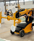 Heavy Duty Electric Glass Vacuum Lifter Delivering Rock Solid Suction Grip For Moving Curtain Walls Tile Or Metal Plates with vacuum cups.