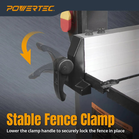 Versatile 9 Inch Band Saw Rip Fence For Accurate Cuts Fits WEN Ryobi Delta Craftsman Harbor Freight Black And Decker And More Adjustable Length Lock Levers For A Tight Squared Setup