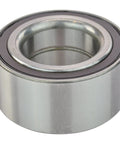 Close-up of metal bearing from 2 Piece Front Wheel Bearing And Hub Kit For Honda Accord Civic Element Tl Tsx And Acura Ilx Ride Ready Heavy Duty Hub Bearings Set With Sealed Bearings.