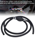 Hand Siphon Pump With Check Valve For Quick Fuel Transfer And Liquids Portable High Flow Siphon Tool For Cars Boats Lawn Equipment And Marine Use 10mm black NBR hose with bulb for fuel transfer