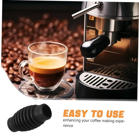 Dope Steam Wand Guard For Espresso Machines, Heat Insulation Pad beside espresso machine and coffee cup