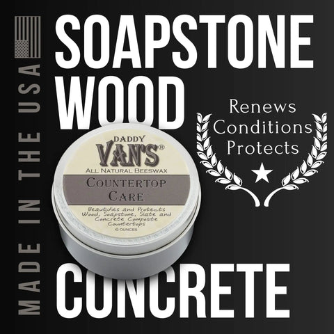 All Natural Beeswax Countertop Care For Soapstone Slate Concrete Composite And Wood Butcher Block Surfaces Food Safe