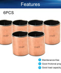 Built Tight 6 Pack Sleeve Bearings With 30 Mm Bore 34 Mm Outside Diameter And 40 Mm Length Slick Oilless Bushings, 6 bronze bushings.
