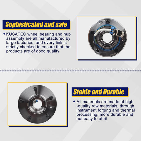 Front/Rear Sealed Wheel Hub and Bearing Assembly 513121 with quality and durability features for Cadillac, Chevrolet, Pontiac, Buick.