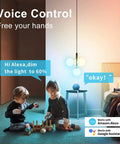 Dope Voice Controlled Smart LED Light Bulbs 12 Pack Works With Alexa And Google Home 2.4Ghz WiFi, children playing in room