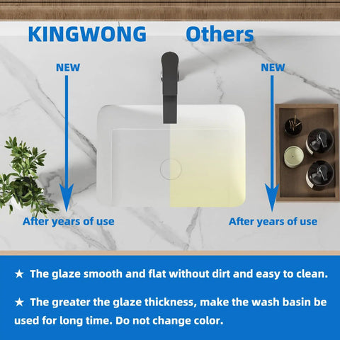 Compact White Porcelain Undermount Bathroom Sink For Small Bathrooms And RVs Rectangular Ceramic Basin With Overflow