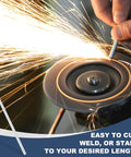 Grinding process on Sturdy 6063 Aluminum Tubing Seamless Round Tube With 8 mm OD 2 mm ID 300 mm Length 3 mm Wall Thickness