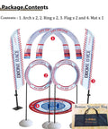 Outdoor Drone Obstacle Course Gates Kit For Training And Racing Loop Gate Set With PVC and aluminum frames